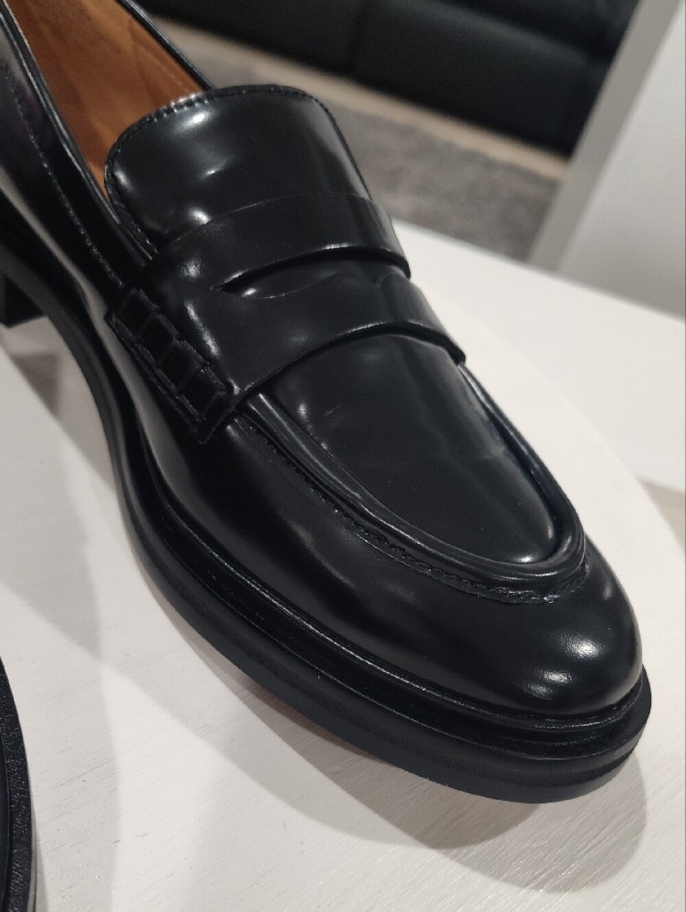 Madewell Vernon Loafer In Classic Black Size 10 - Picture 7 of 14